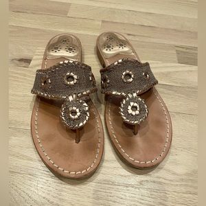 Jack Rogers Rose Gold Sandals